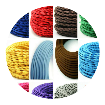 18 Gauge 2 Conductor Round Cloth Covered Wire